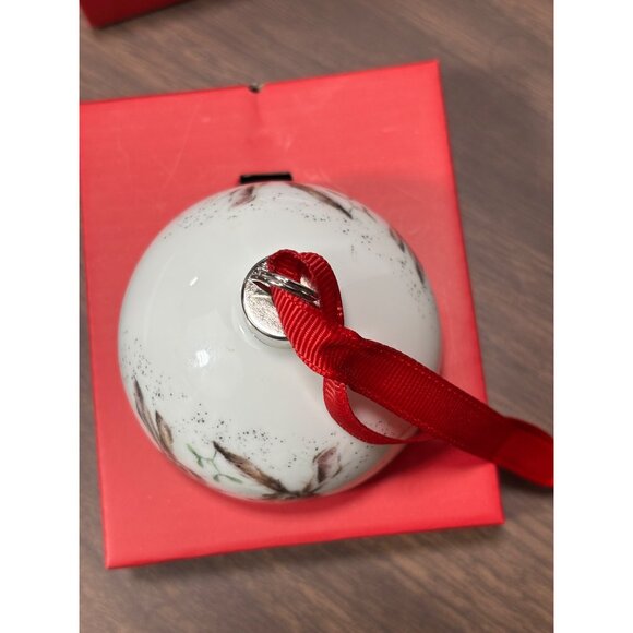 Royal Worcester Wrendale Designs Christmas Ornament With Hare Illustration - Picture 7 of 10